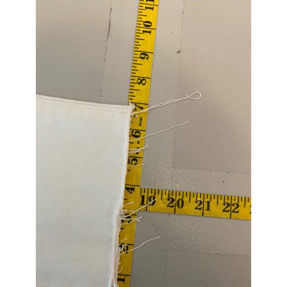 Levis 501 White Distressed Jeans W25 L30 Cotton Denim Straight Leg - Picture 12 of 12